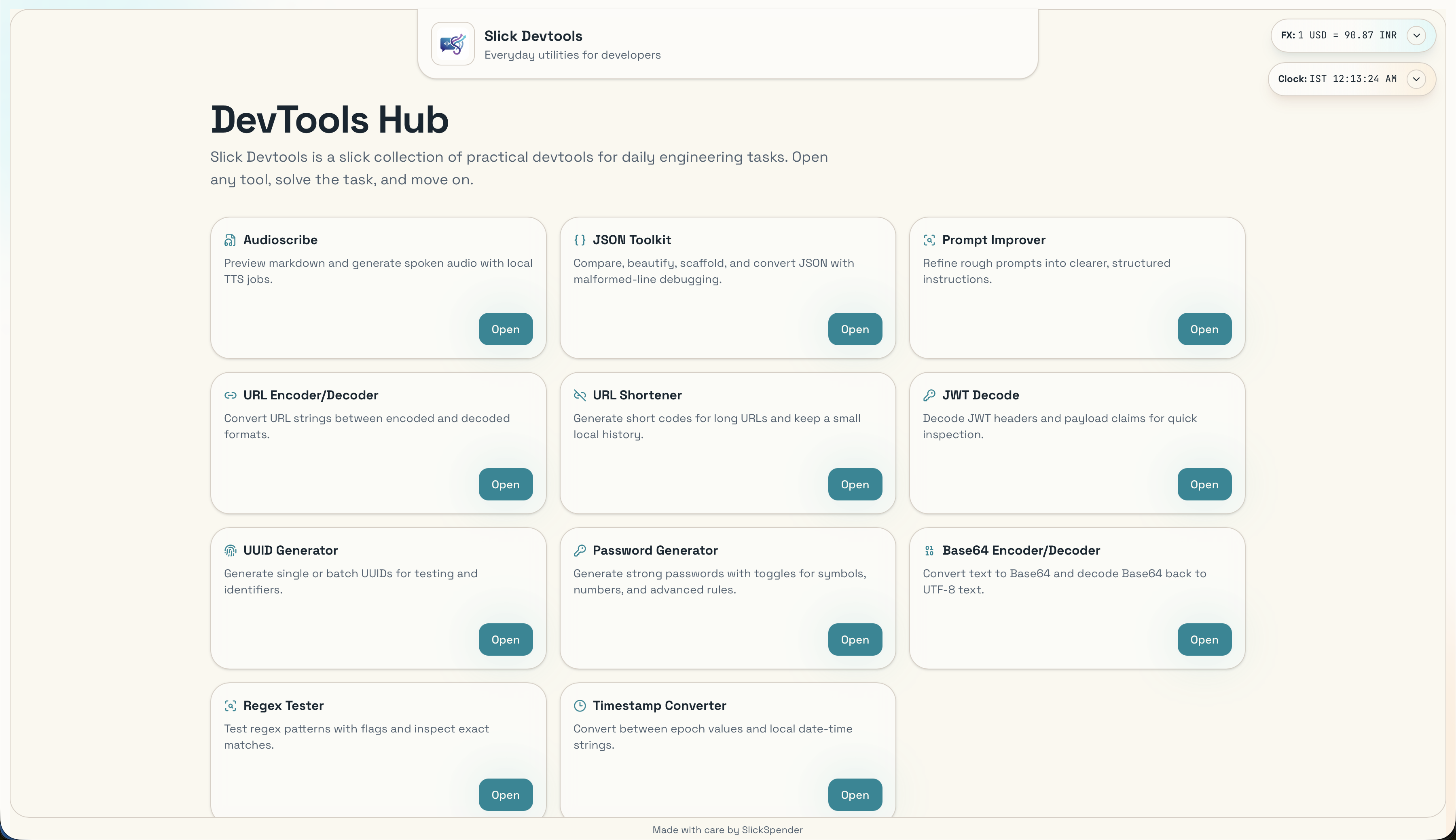 Slick Devtools
